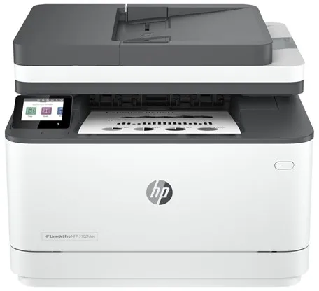 HP LaserJet Pro MFP 3102fdwe Mono Laser All in One Laserskrivare Multifunktionsenhet med fax - Svartvit - Laser
